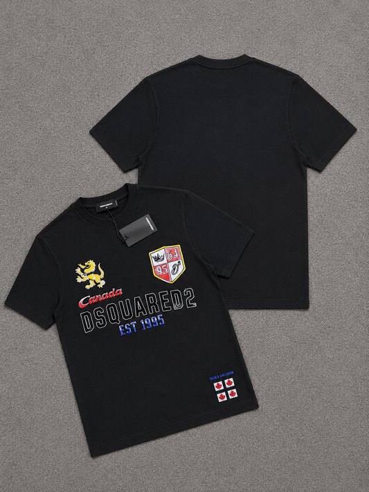 Tricou Barbati Dsquared2 negru oversized