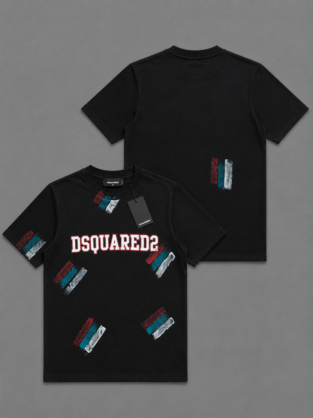 Tricou Barbati Dsquared2 Negru Oversized