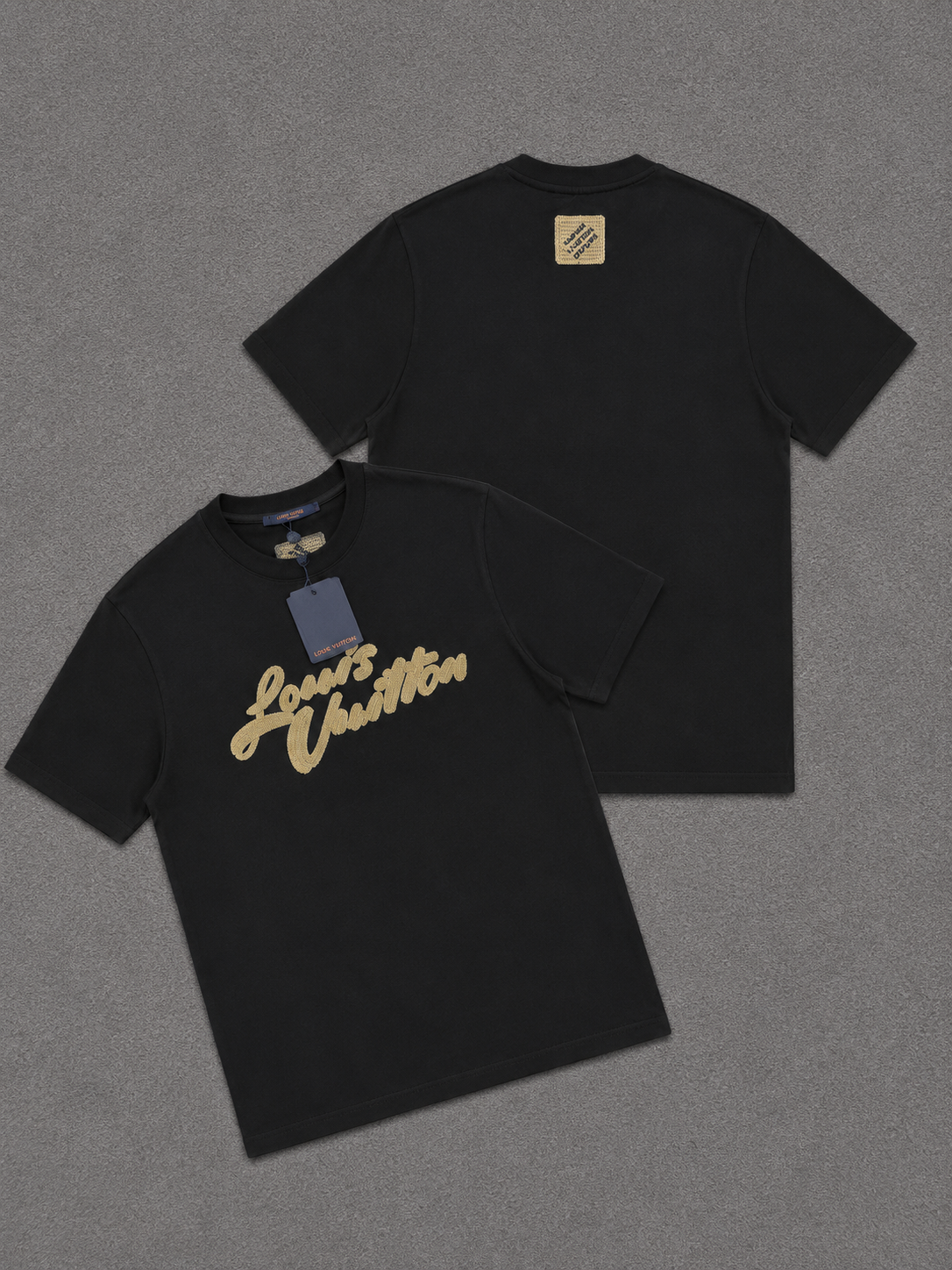 Tricou Barbati Louis Vuitton negru oversized
