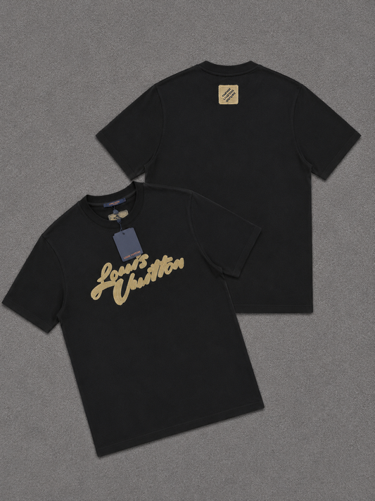 Tricou Barbati Louis Vuitton negru oversized