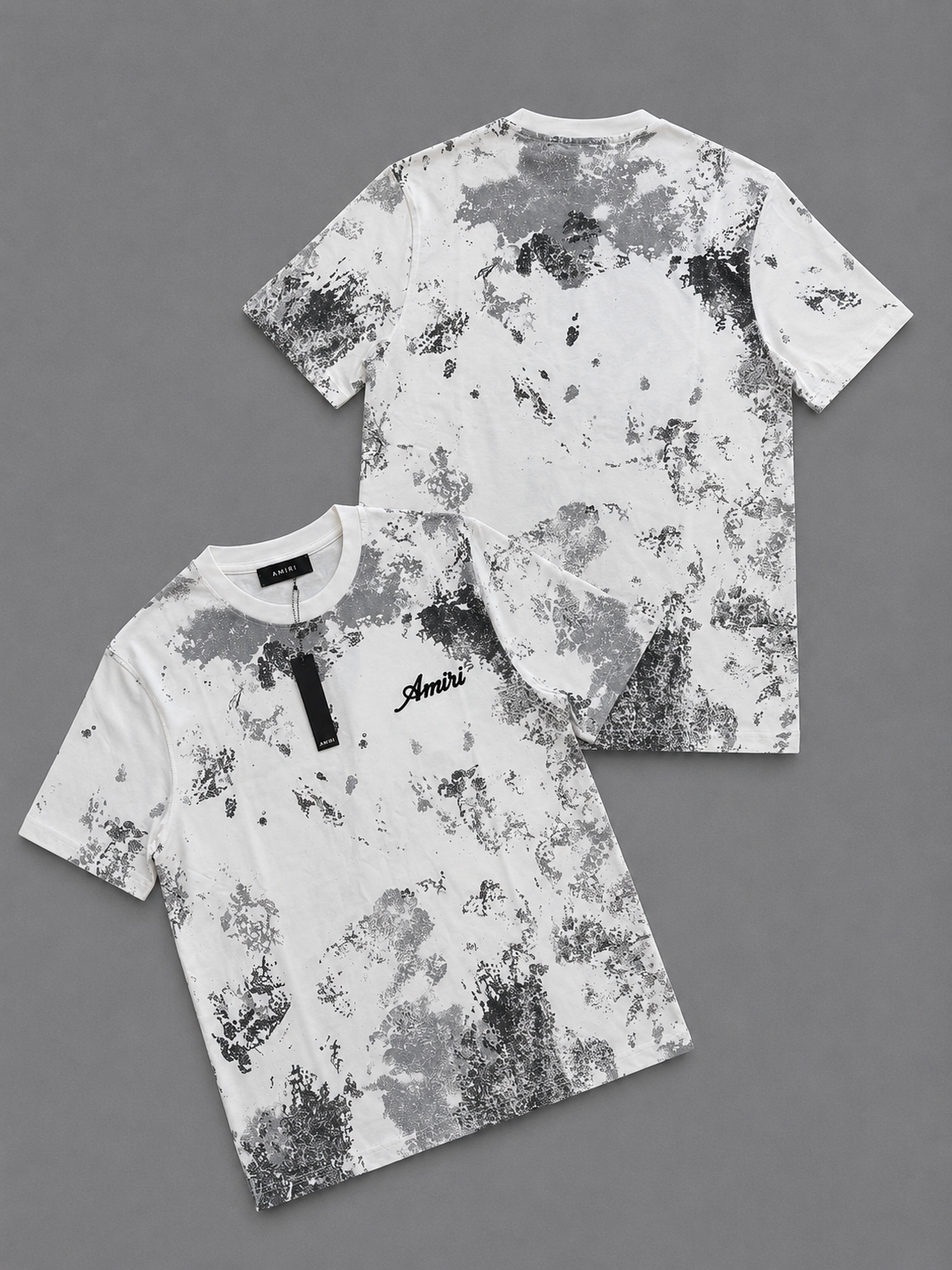 Tricou Barbati Amiri Alb Oversized