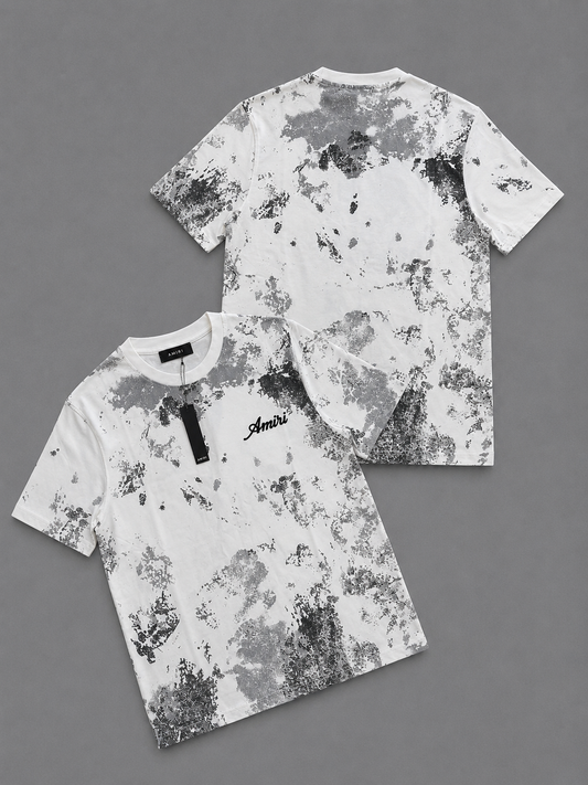 Tricou Barbati Amiri Alb Oversized