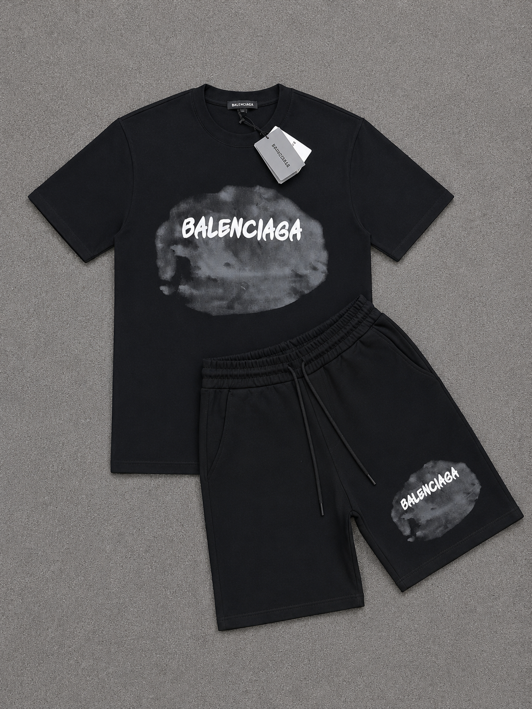 Compleu Barbati Balenciaga Negru Oversized